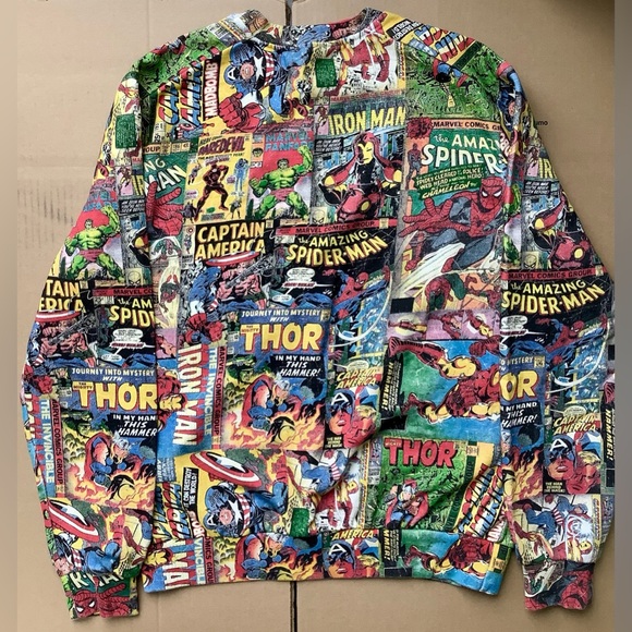 ELEVENPARIS x Marvel Mens Sz L Crewneck Cotton sweatshirt - Picture 7 of 10